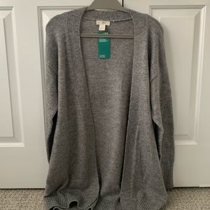 H&M L.O.G.G. Long Grey Cardigan